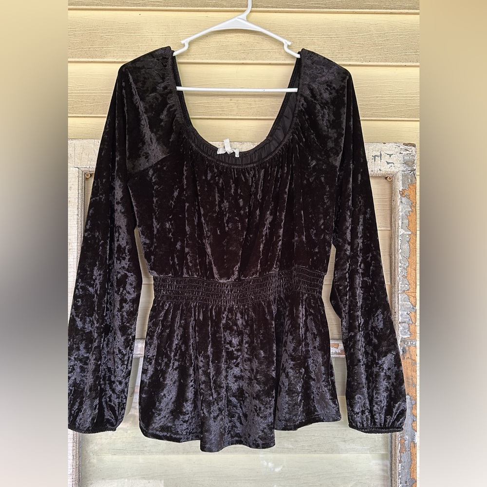Maurice’s Black Velvet top